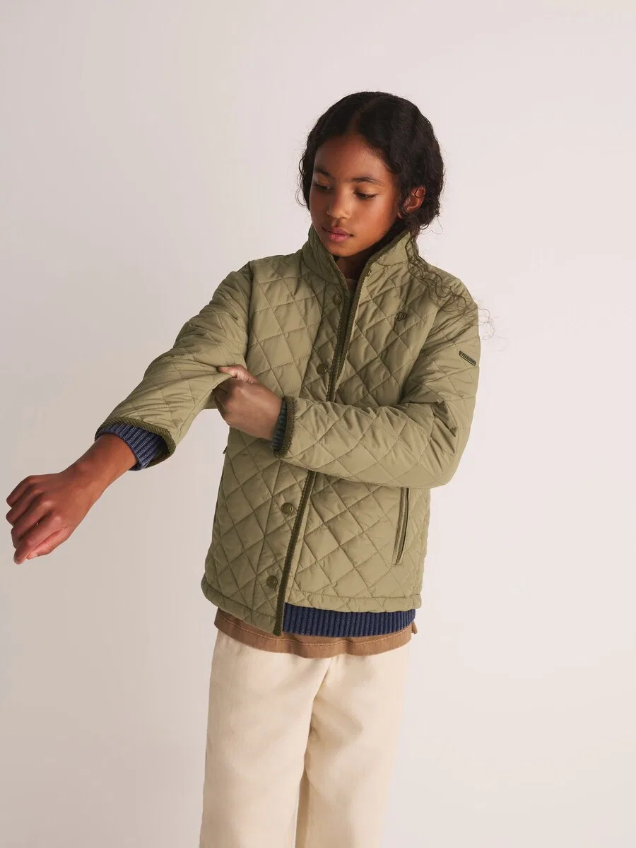 Куртка Superdry & Co для межсезонья, цвет хаки — фото 2