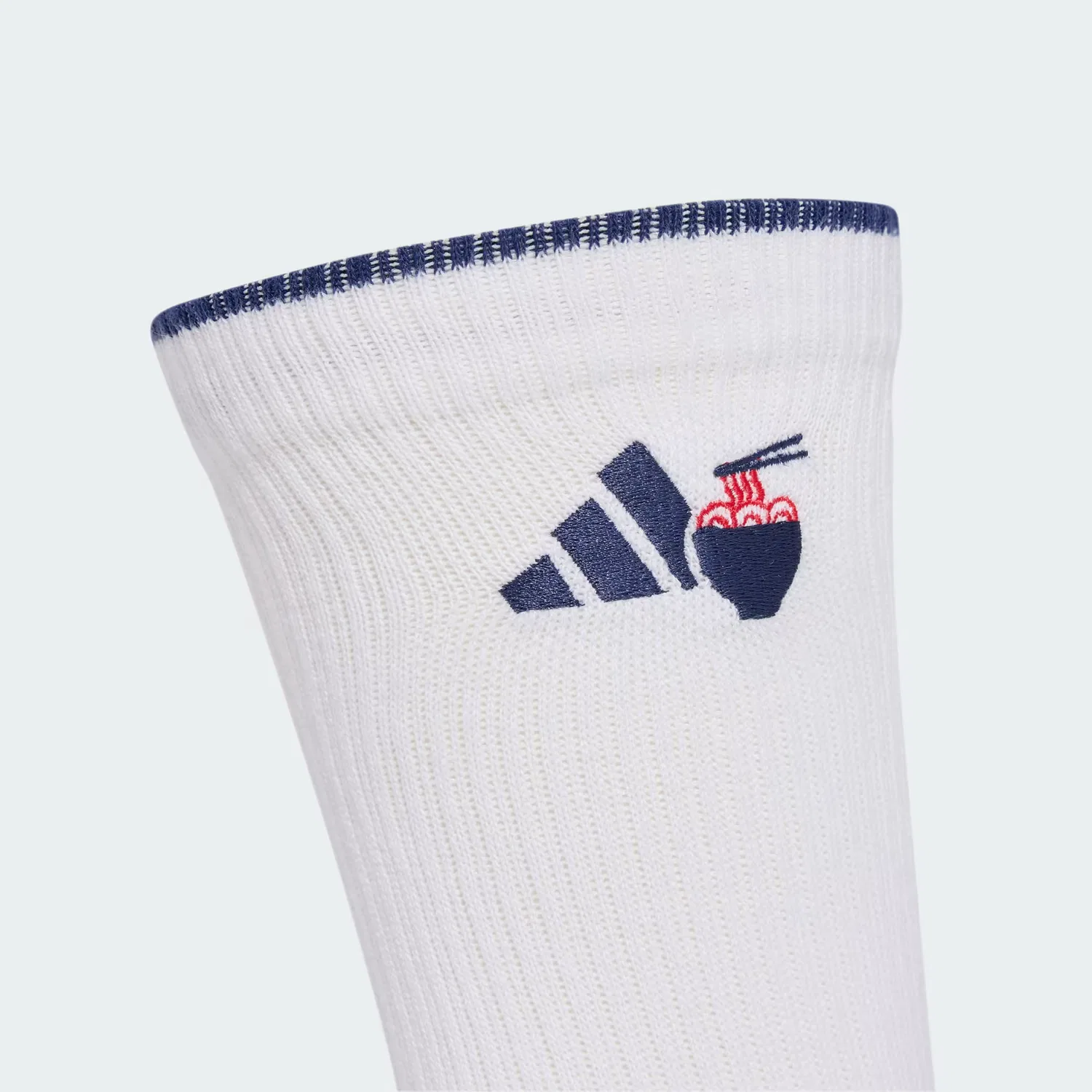 Носки с точечной амортизацией 2 пары Food Graphic Adidas Performance, белый/чистый рубиновый/темно-синий — фото 4