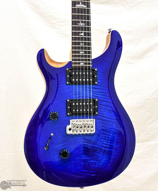

PRS SE Custom 24 «Левша» — выцветшая синяя вспышка (серийный номер: 03211) SE Custom 24 Lefty