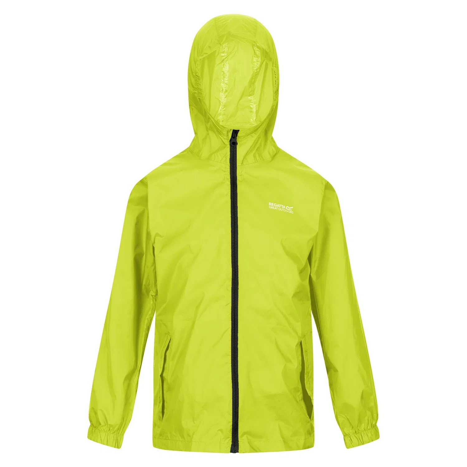 Детская куртка с капюшоном Great Outdoors Pack It Jacke III, Regatta, Sauregelb