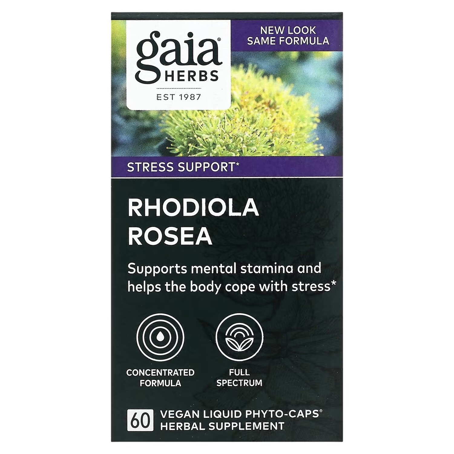 

Родиола Розовая Gaia Herbs, 60 капсул