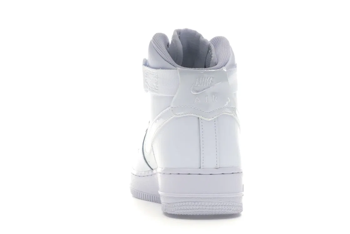 Детские кроссовки с высоким верхом Nike Air Force 1 High, White/White — фото 4