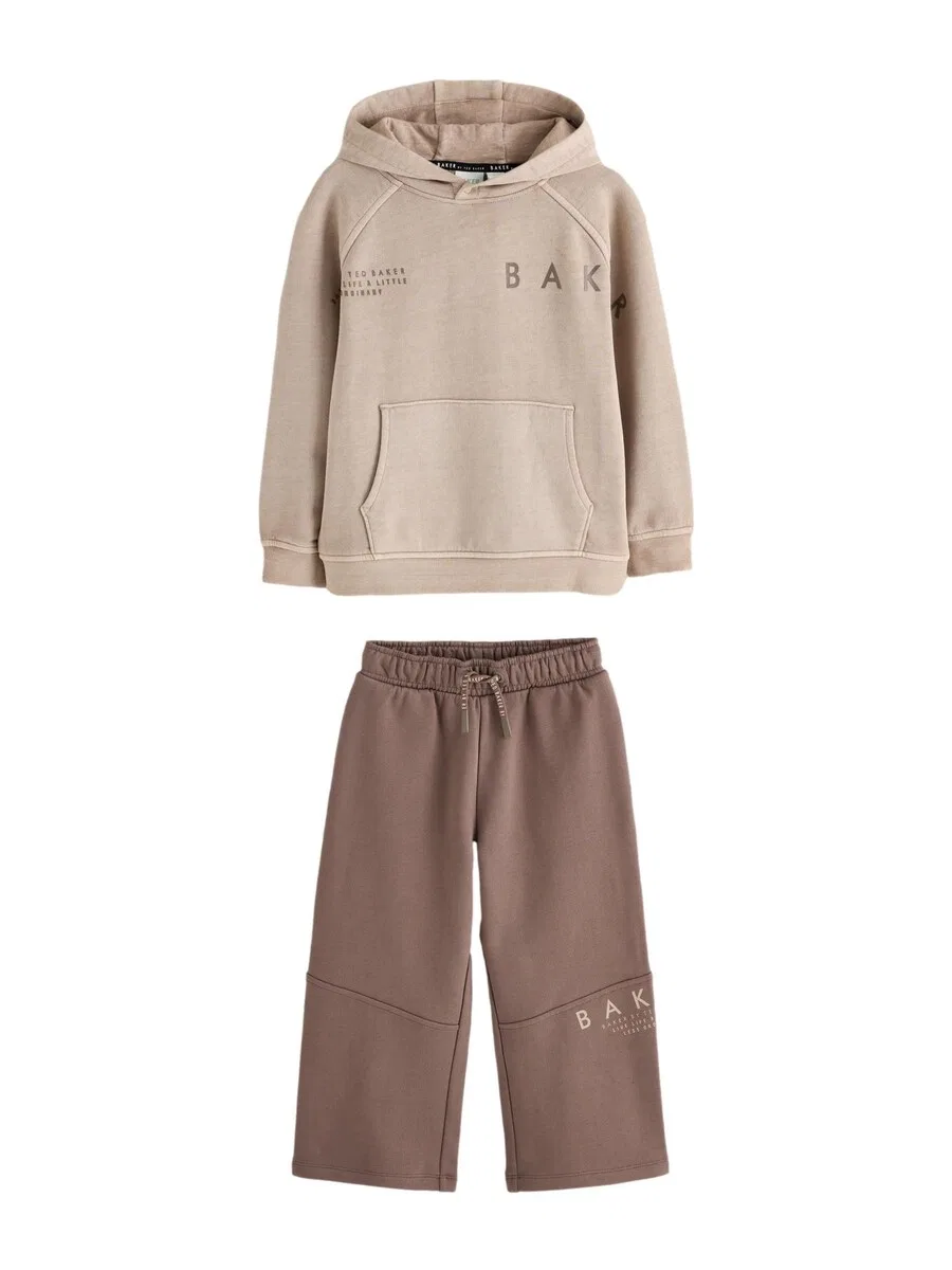 Спортивный костюм Baker by Ted Baker в шоколадном и бежевом цветах