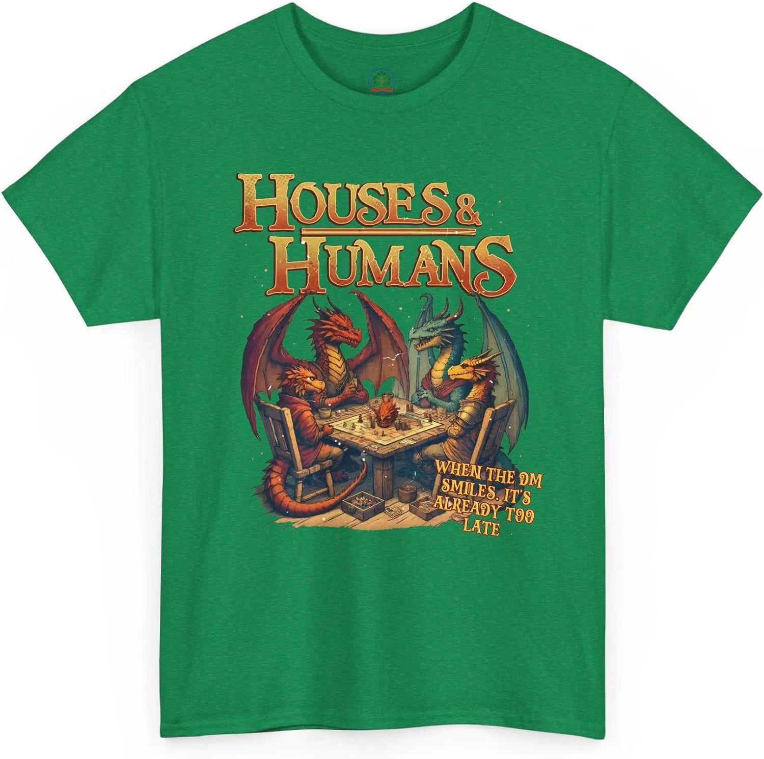 Мужская футболка с принтом Houses and Humans Role-Playing Tee, Antique Irish Green — фото 4