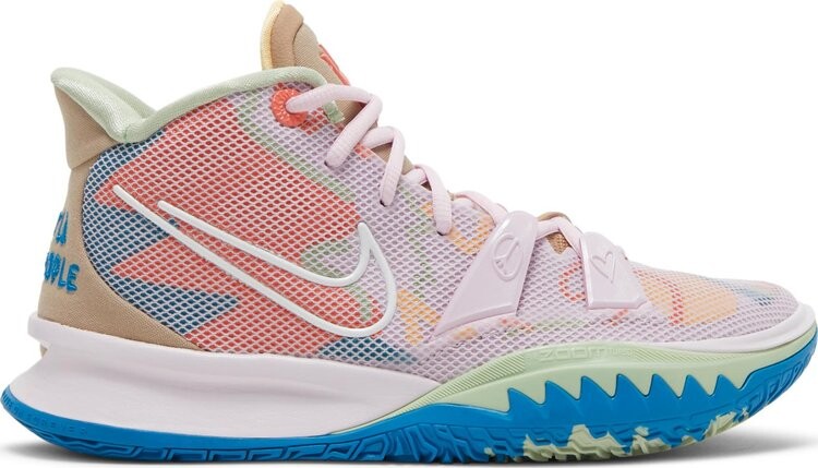 Кроссовки Nike Kyrie 7 EP '1 World 1 People - Regal Pink', розовый — фото 2
