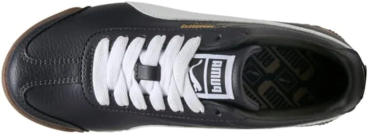 Детские кроссовки для мальчиков с шнуровкой Roma 24 PUMA, Black — фото 4