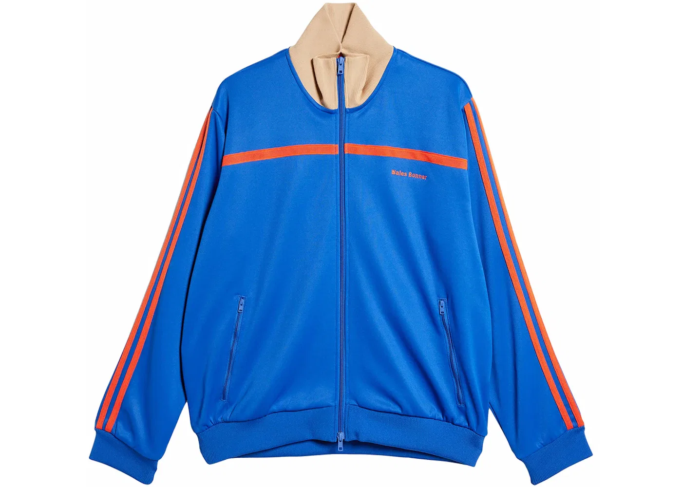 Унисекс куртка-ветровка с принтом Adidas x Wales Bonner Jersey Track Top, Royal Blue
