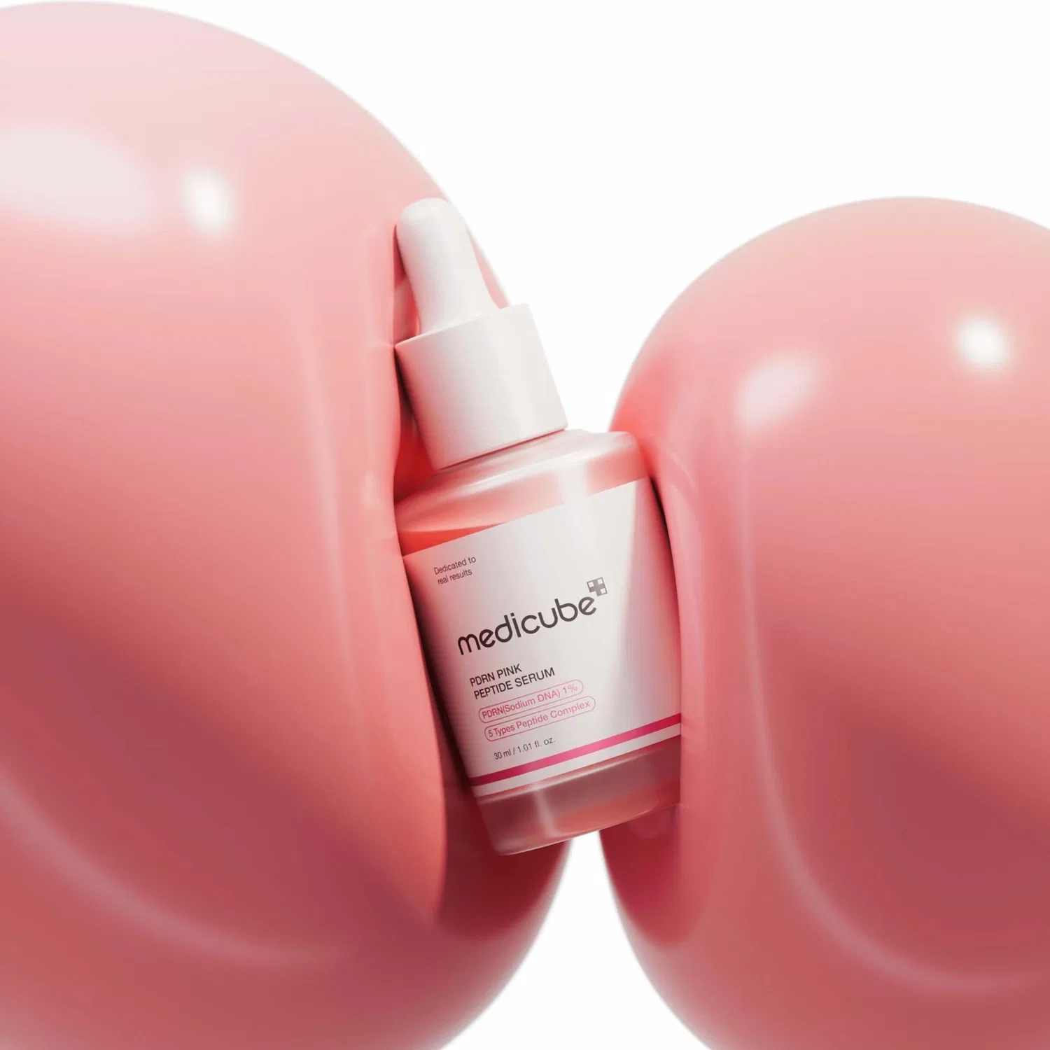 Сыворотка для лица с пептидами PDRN Pink Peptide Serum 30 мл Medicube — фото 2