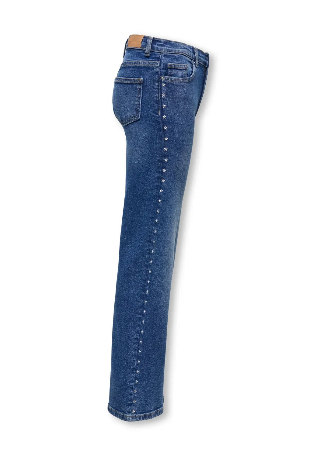 Kogjuicy hw wide star dnm azg557 - расклешенные джинсы Only Girls, Medium Blue Denim — фото 4