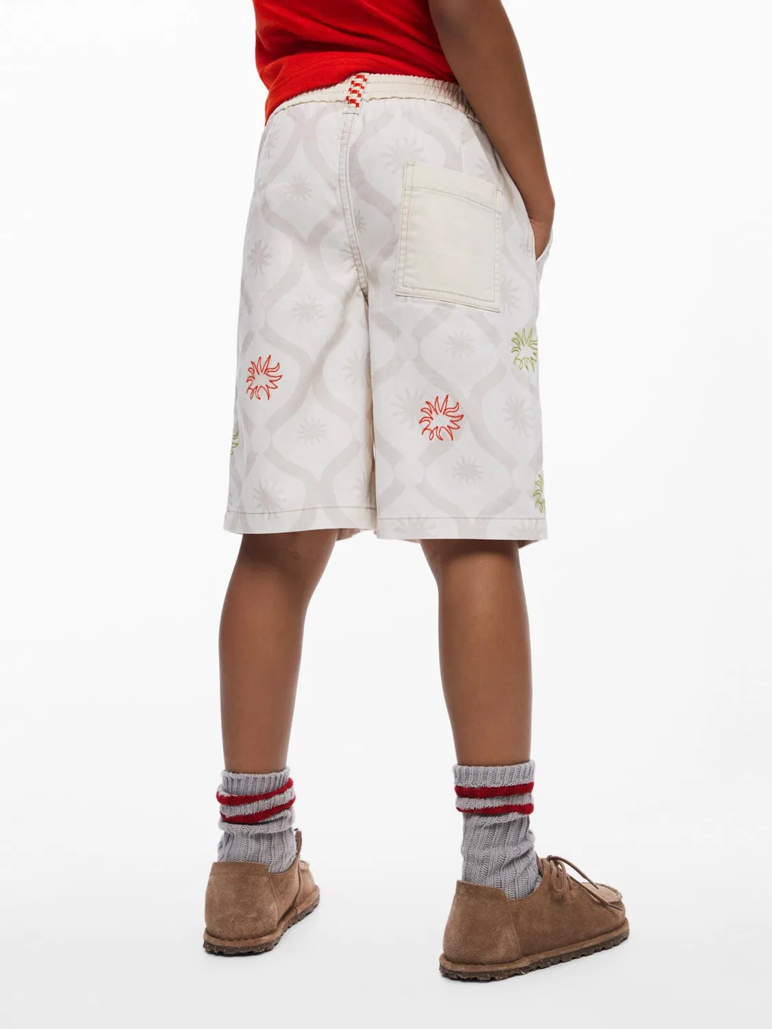 Шорты Desigual Regular белого цвета — фото 4