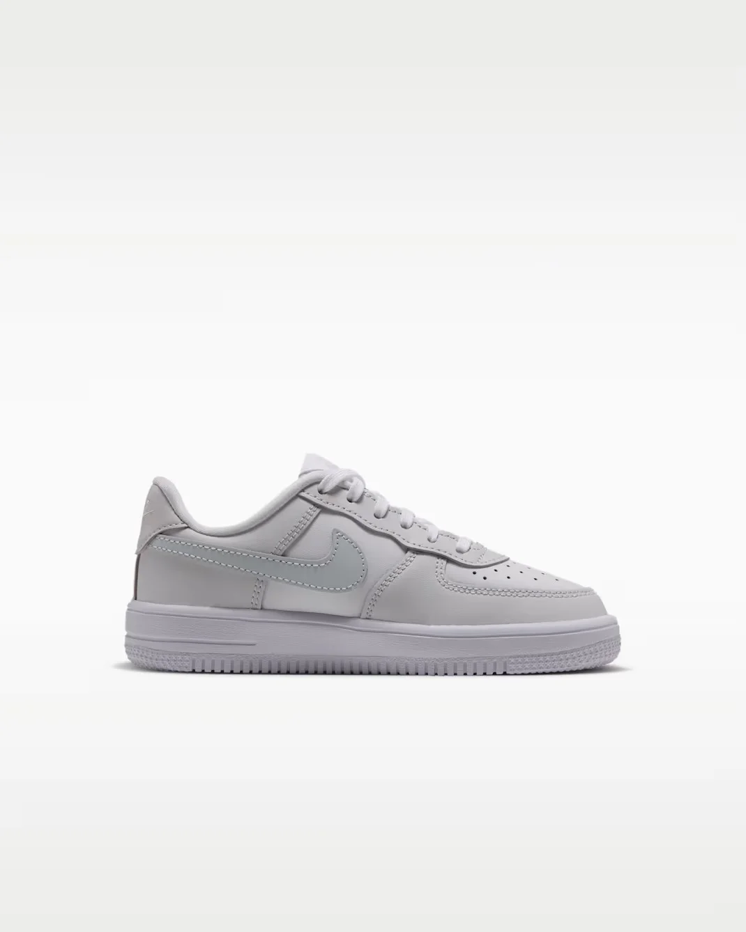 Кроссовки детские Nike Force 1 Low, белый/платиновый — фото 2