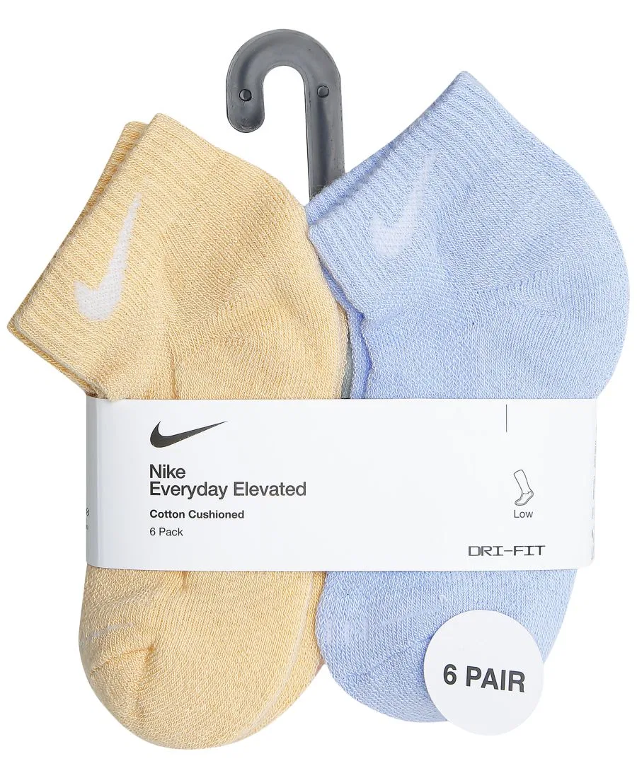 Носки низкие с технологией Dri-Fit, комплект из 6 пар Nike, Arctic Orange — фото 3