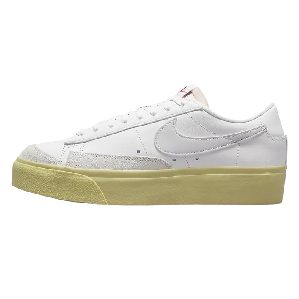 Кроссовки Nike Blazer Low Platform, бело-коричневый - фото