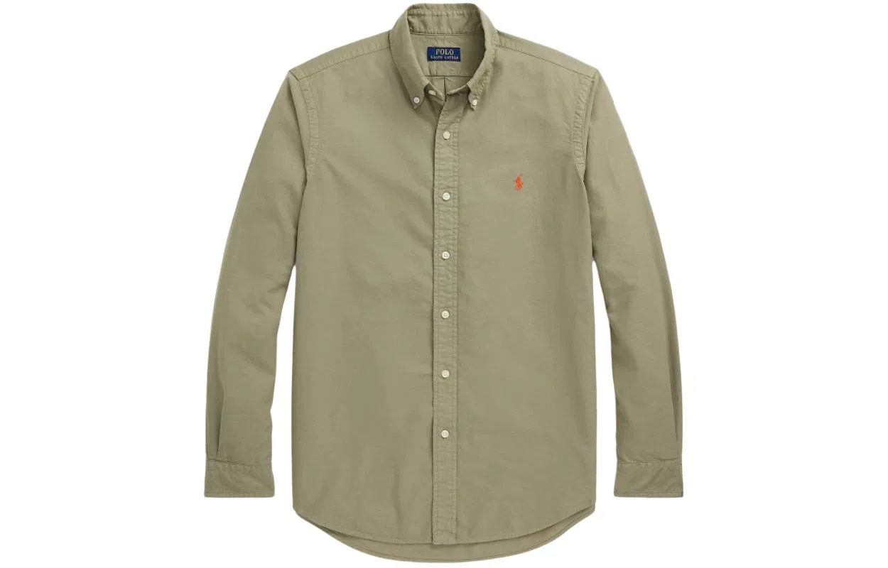 Мужская рубашка с длинным рукавом Polo Ralph Lauren, Sage Green