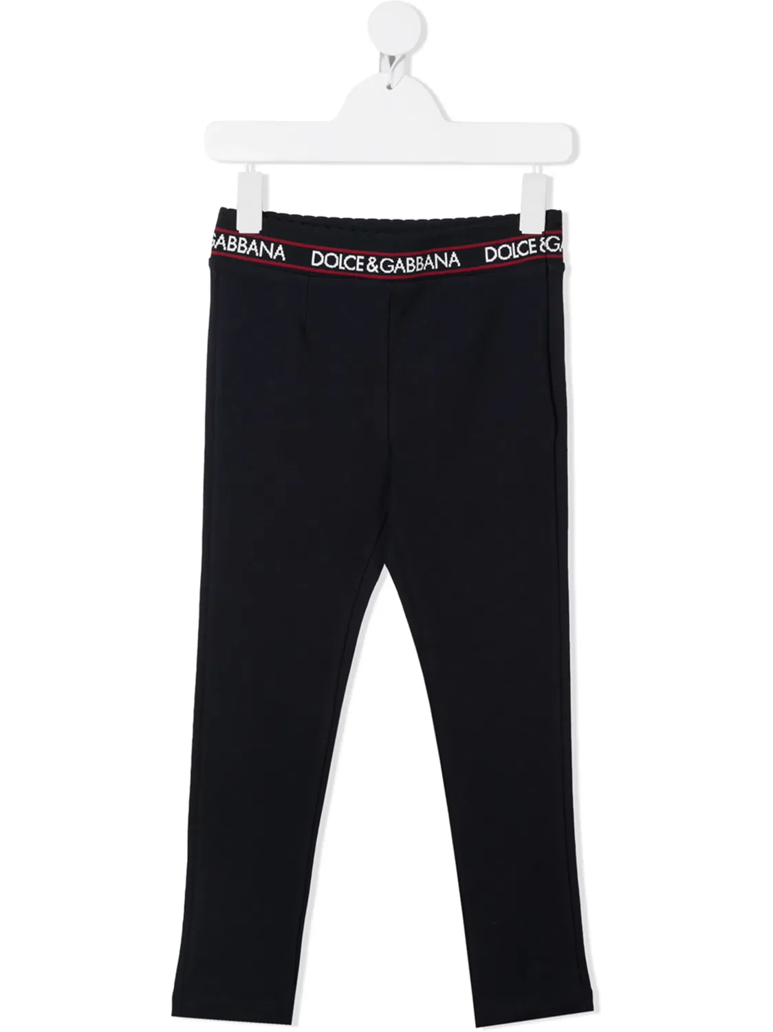 Леггинсы с логотипом на поясе Dolce & Gabbana, черный