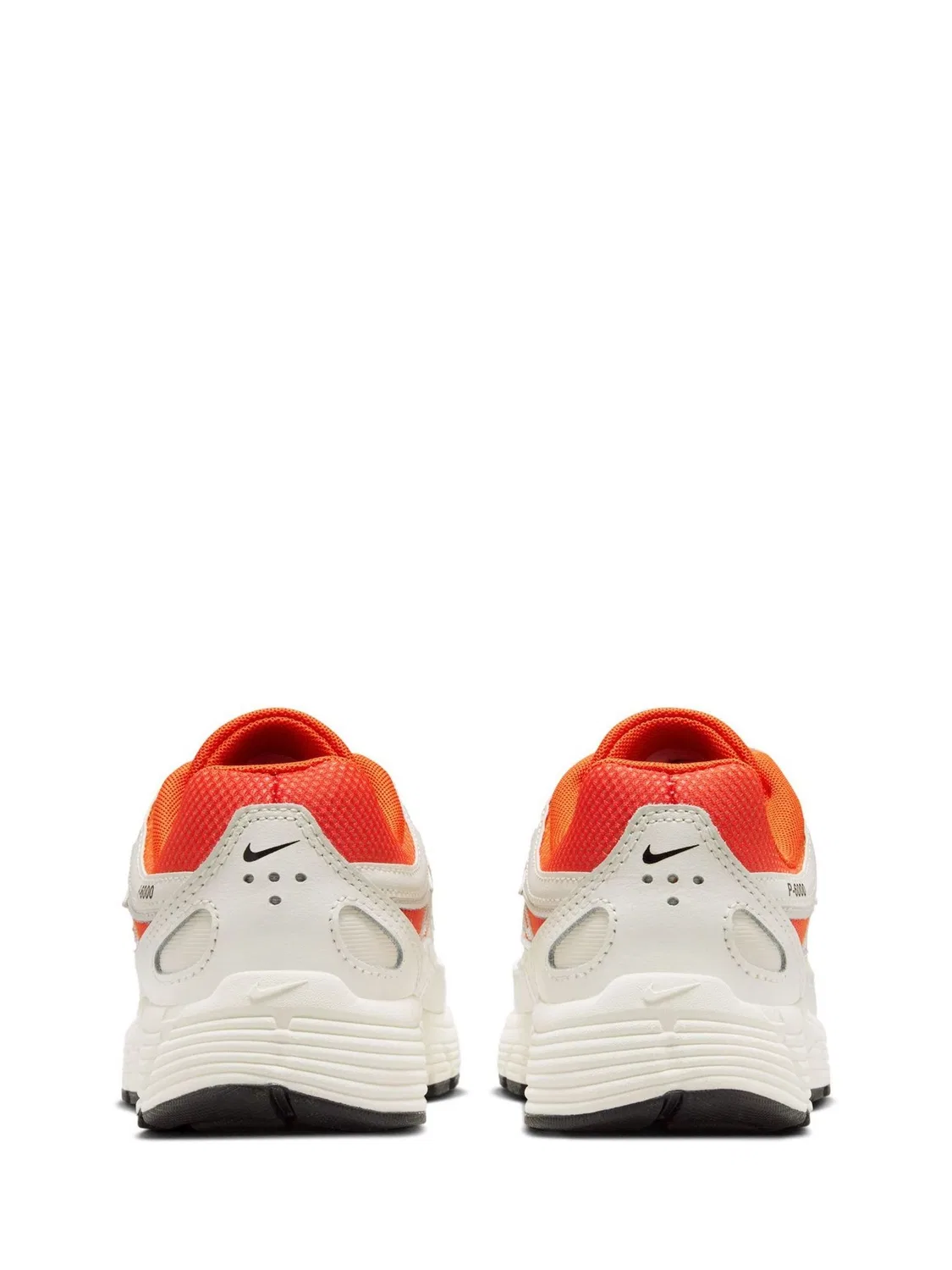 Кроссовки Nike P-6000, бело-желто-оранжевые — фото 4
