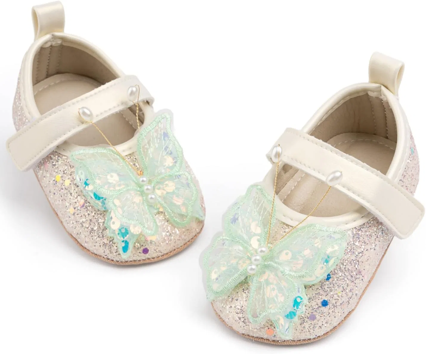 Детские туфли Мэри Джейн для девочек с бантом HsdsBebe, Green