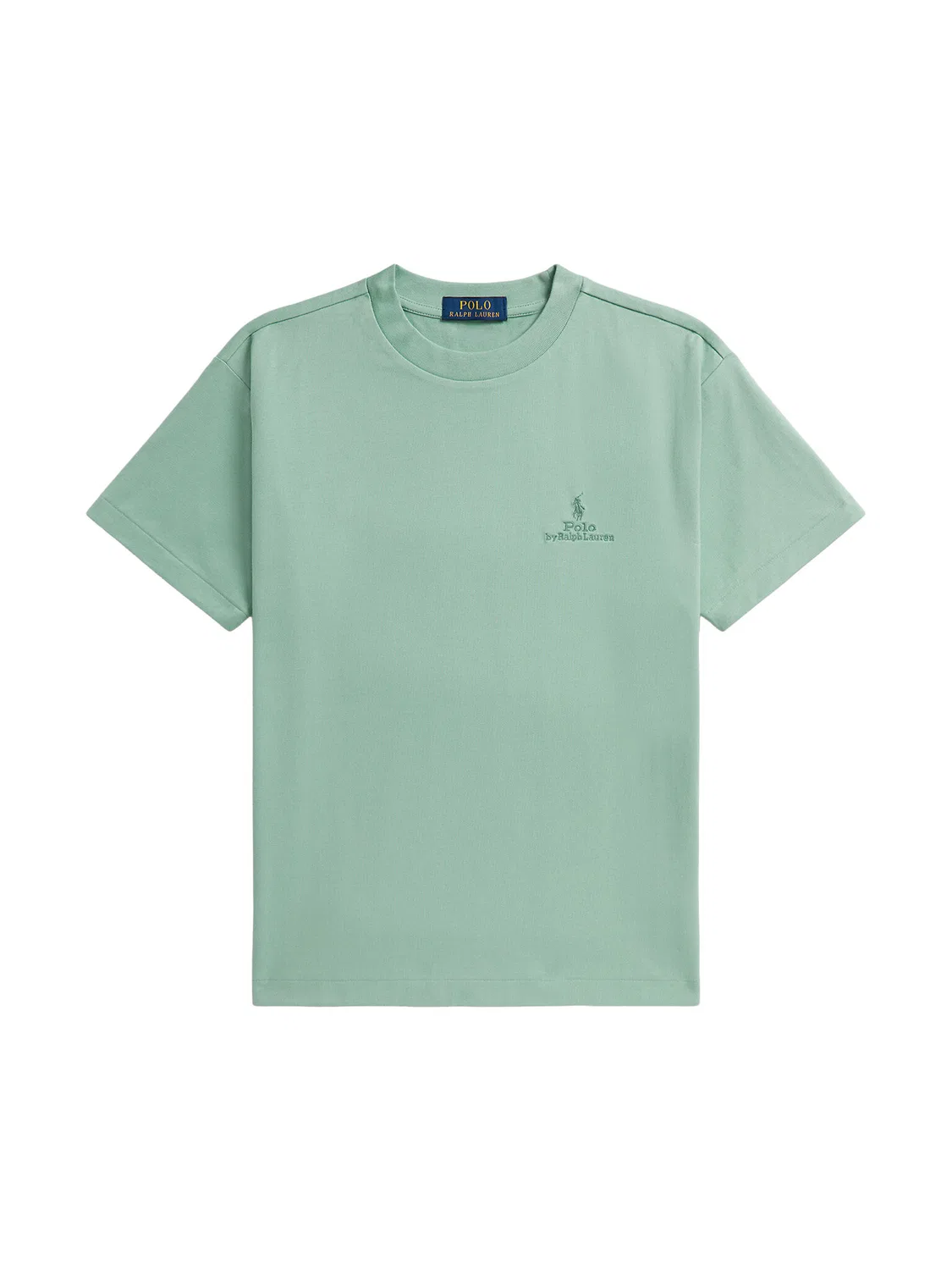 Футболка оверсайз для мальчика Polo Ralph Lauren, зеленый — фото 4