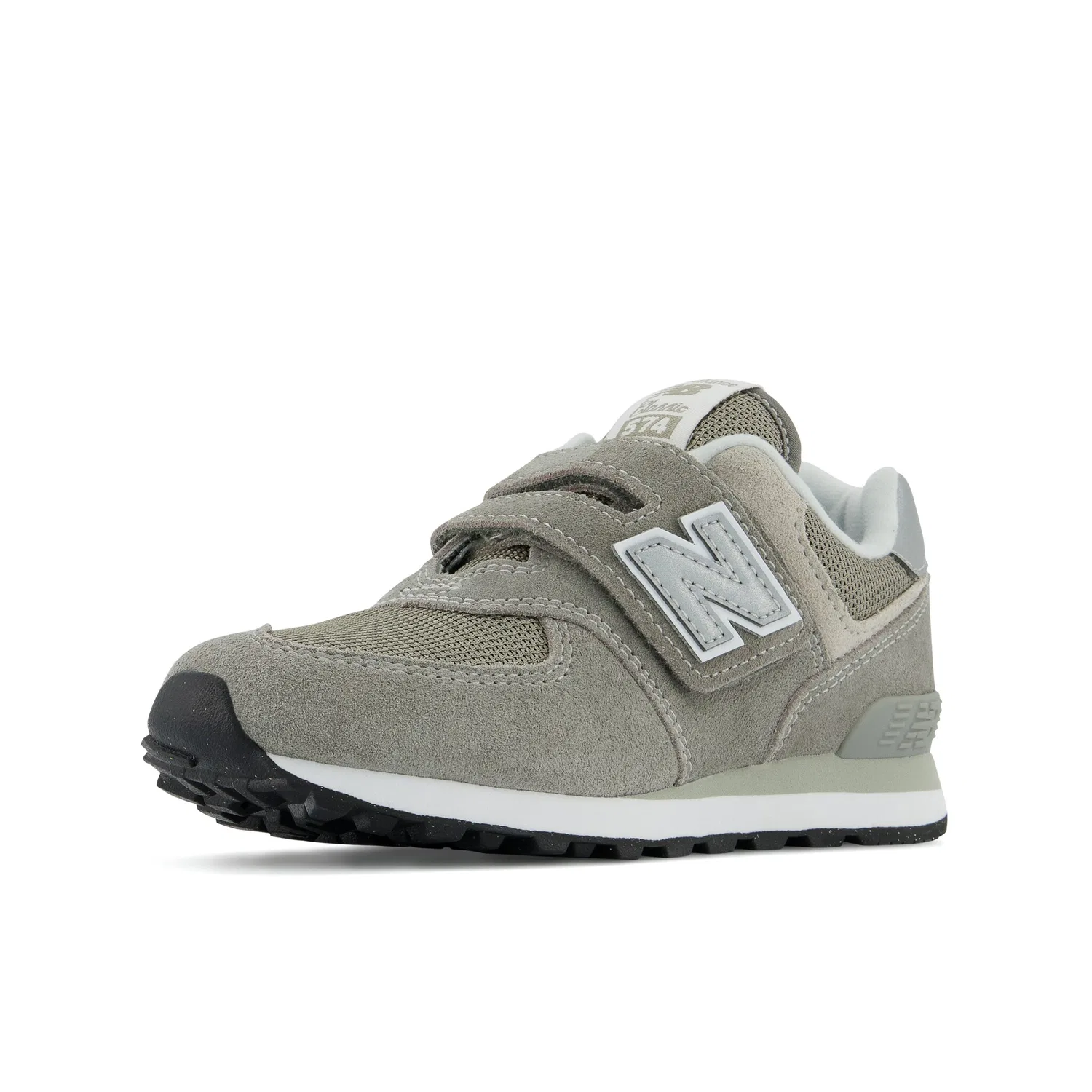 Детские кроссовки с логотипом New Balance 574, Grey — фото 4
