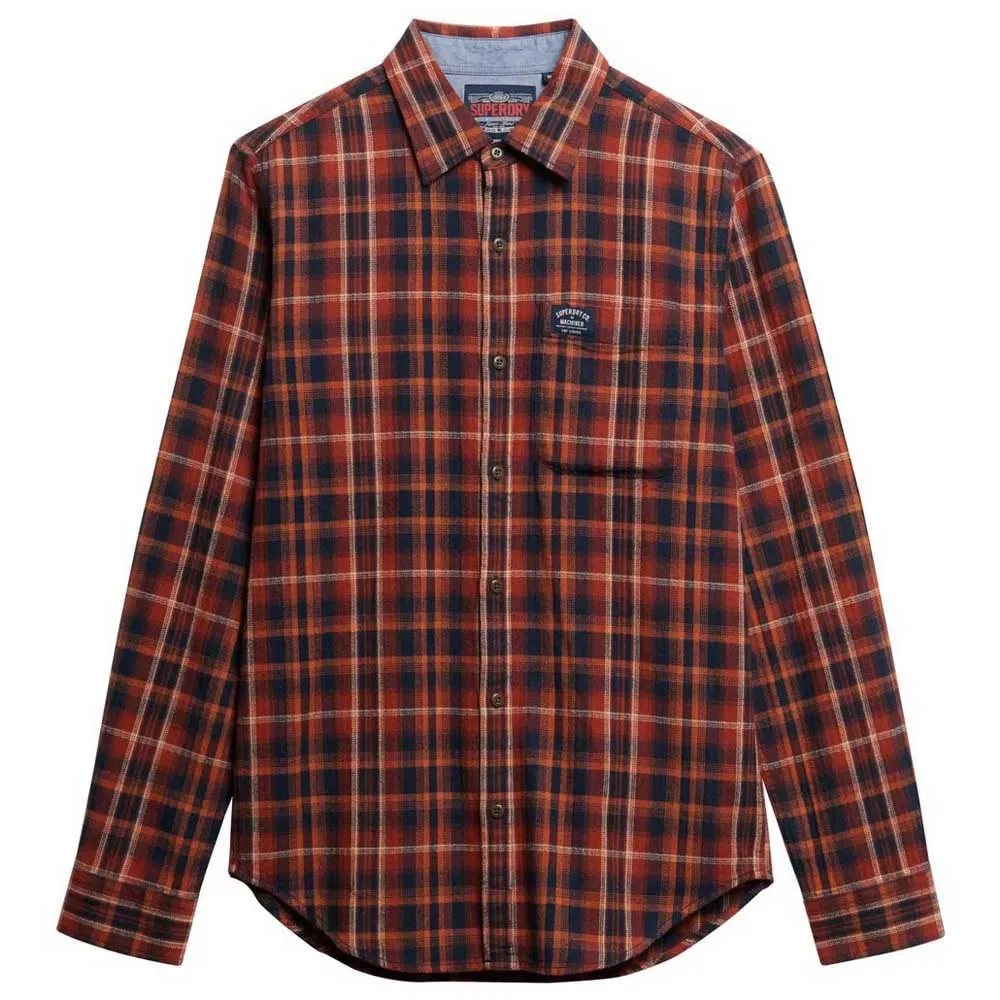 Рубашка с длинным рукавом M4011047A Superdry, оранжевый — фото 3