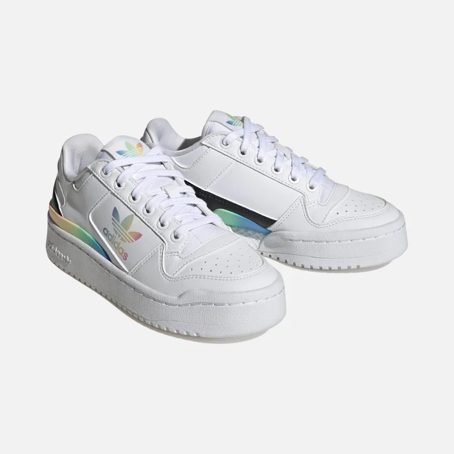 Кроссовки спортивные с радужным принтом Sportswear Forum Bold 'Rainbow' (GS) adidas, Белый — фото 2