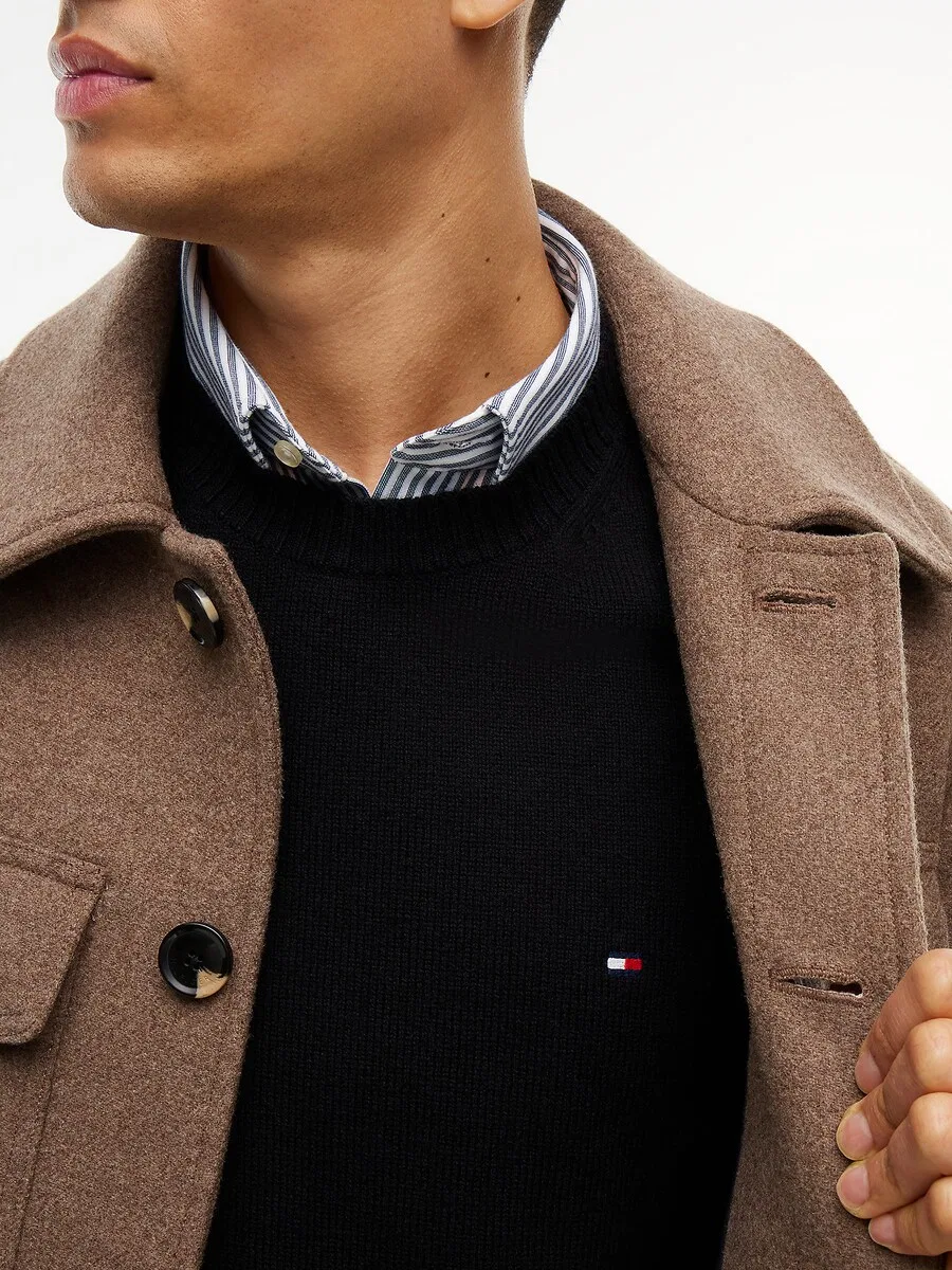 Свитер TOMMY HILFIGER черного цвета — фото 3