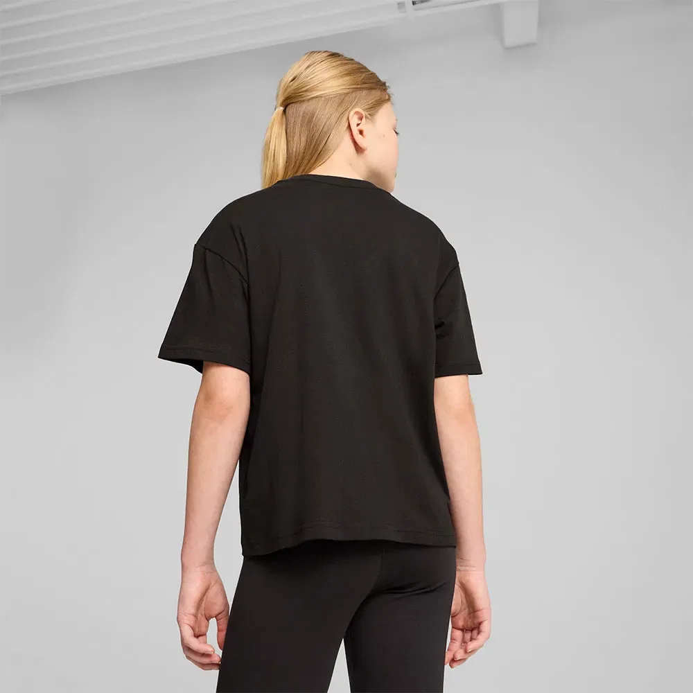 Футболка свободного кроя Puma Ess Boxy short sleeve T-shirt, черный — фото 4