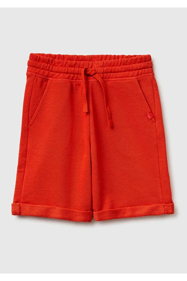 Детские шорты для мальчиков хлопковые United Colors Of Benetton, Red