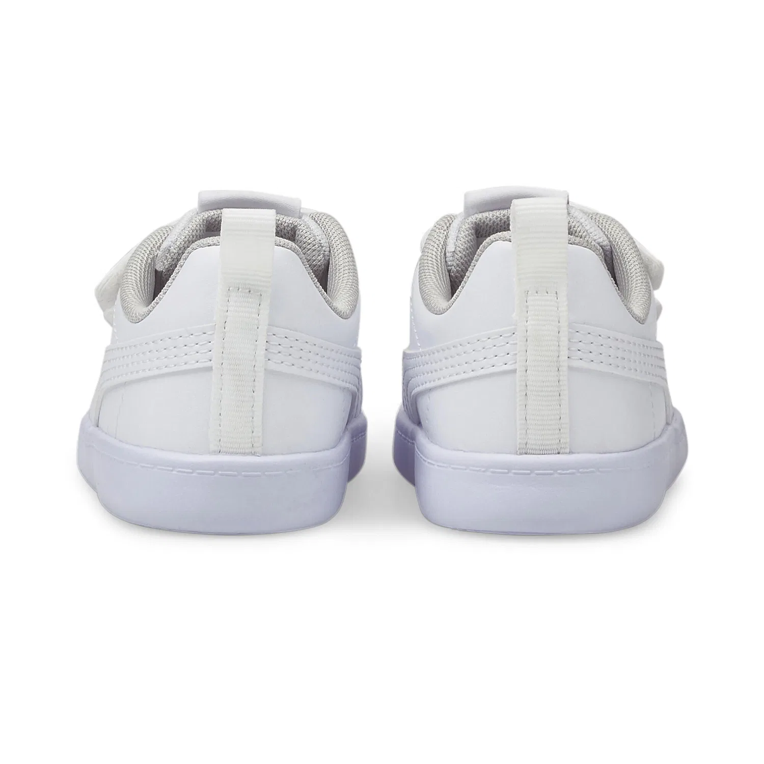 Детские кроссовки Puma Courtflex V2, Цвет Weiss / Grau / Konigliches Lila — фото 2