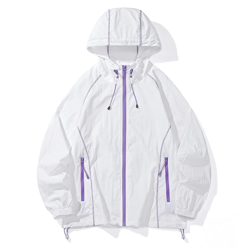 Детская ветровка с капюшоном Sun Protection Jackets Sugarfunk, Upgraded Purple — фото 4