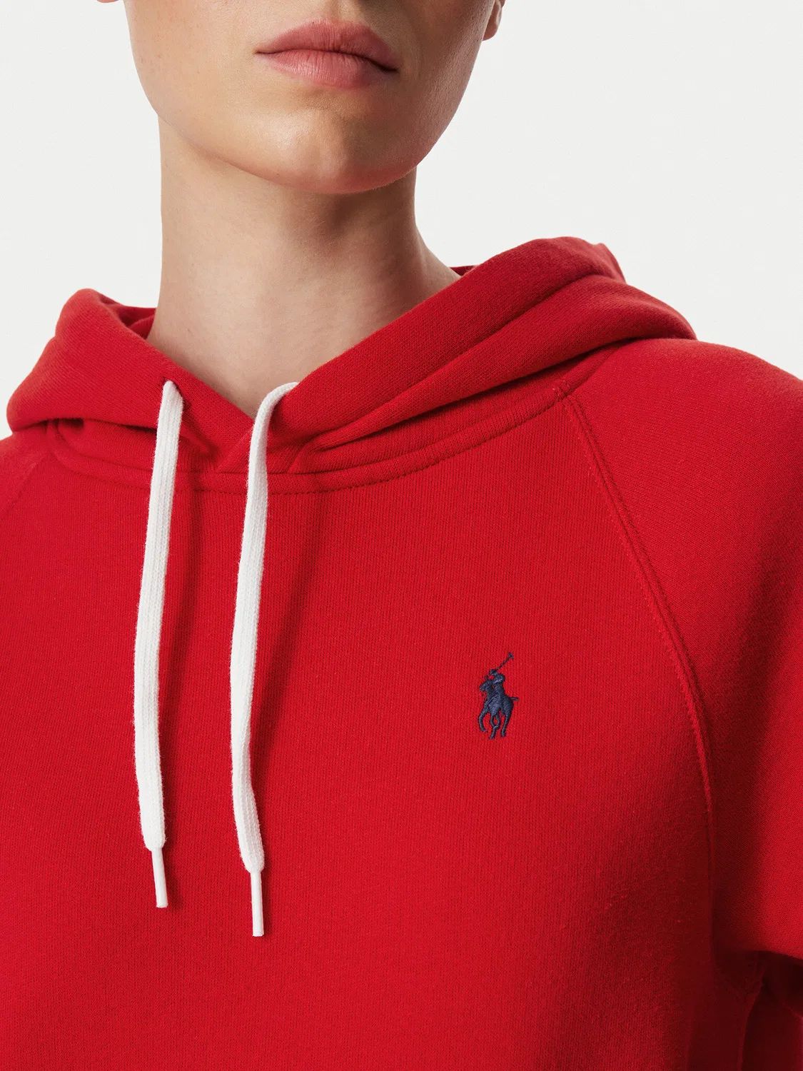 Женская толстовка стандартного кроя Polo Ralph Lauren, красный — фото 4