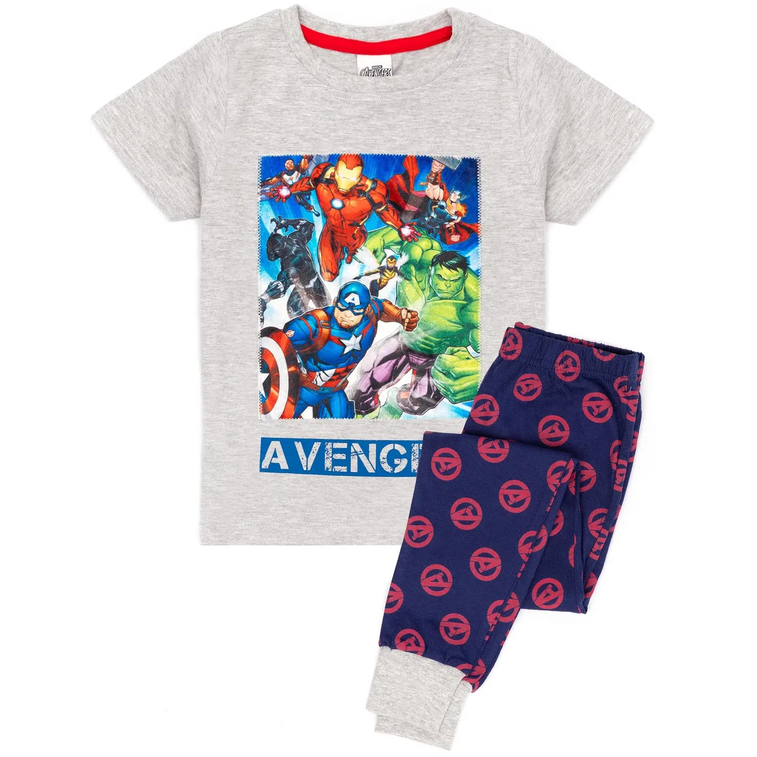 Пижама Marvel Avengers для мальчиков, серый