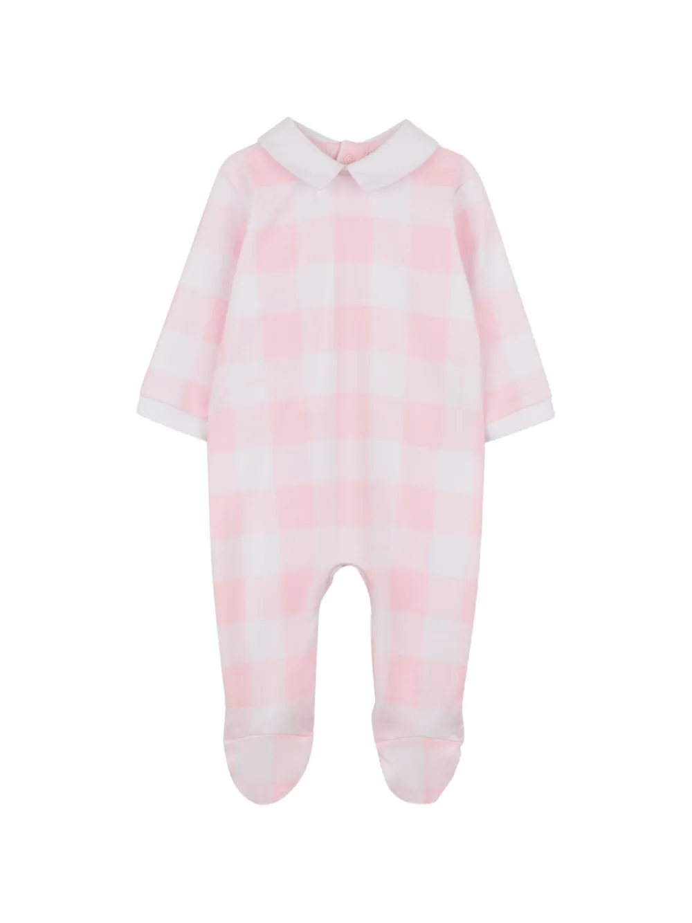 Клетчатый комплект для новорожденного Marc Jacobs Kids, розовый — фото 3