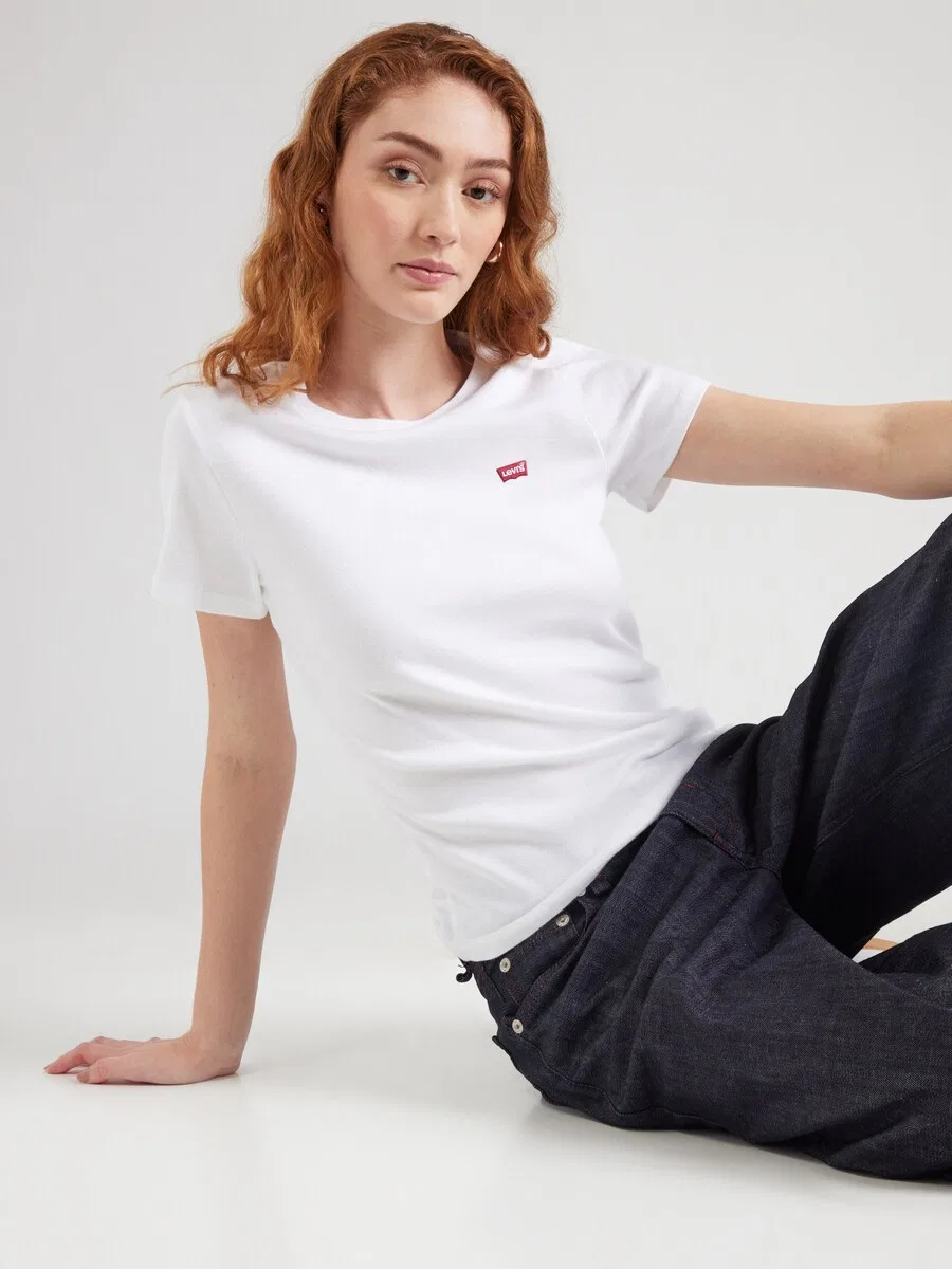 Набор из 3 футболок LEVI'S «Essential Tee» в синем, черном и белом цветах — фото 3