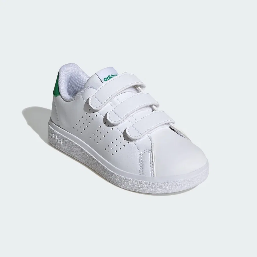 Детские спортивные кроссовки с липучками Advantage Base 2.0 adidas, Белый — фото 4