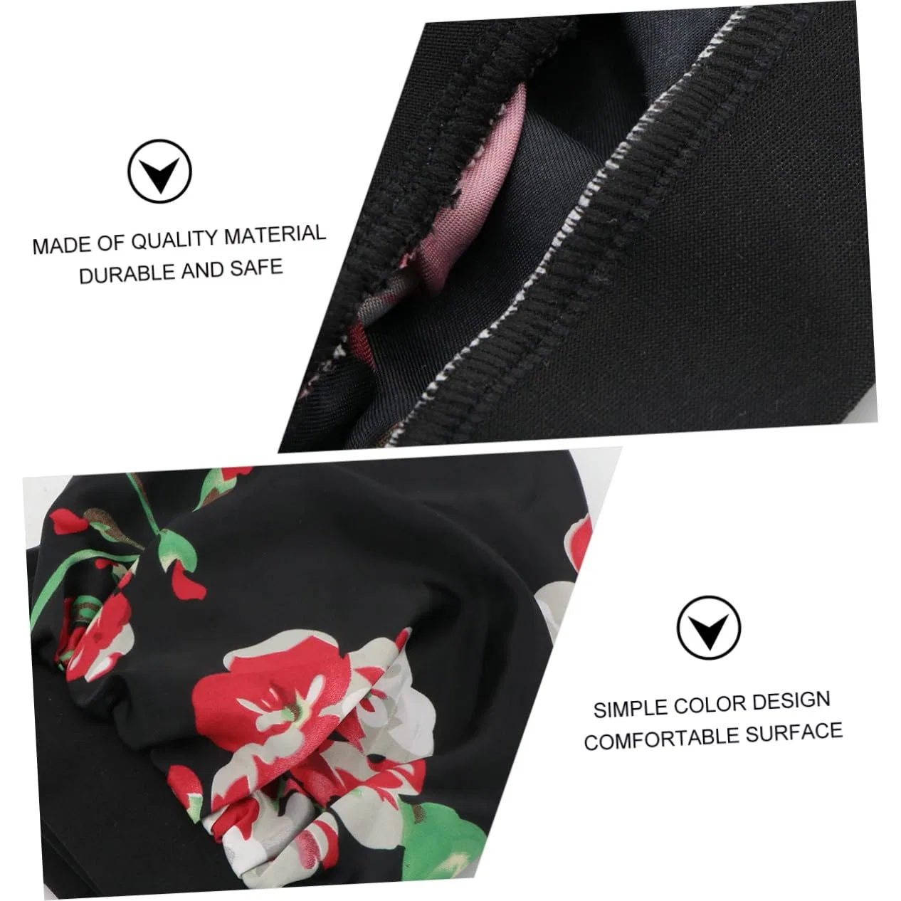 Шапочка для душа Satin, эластичная, черная, ELAYARD — фото 4