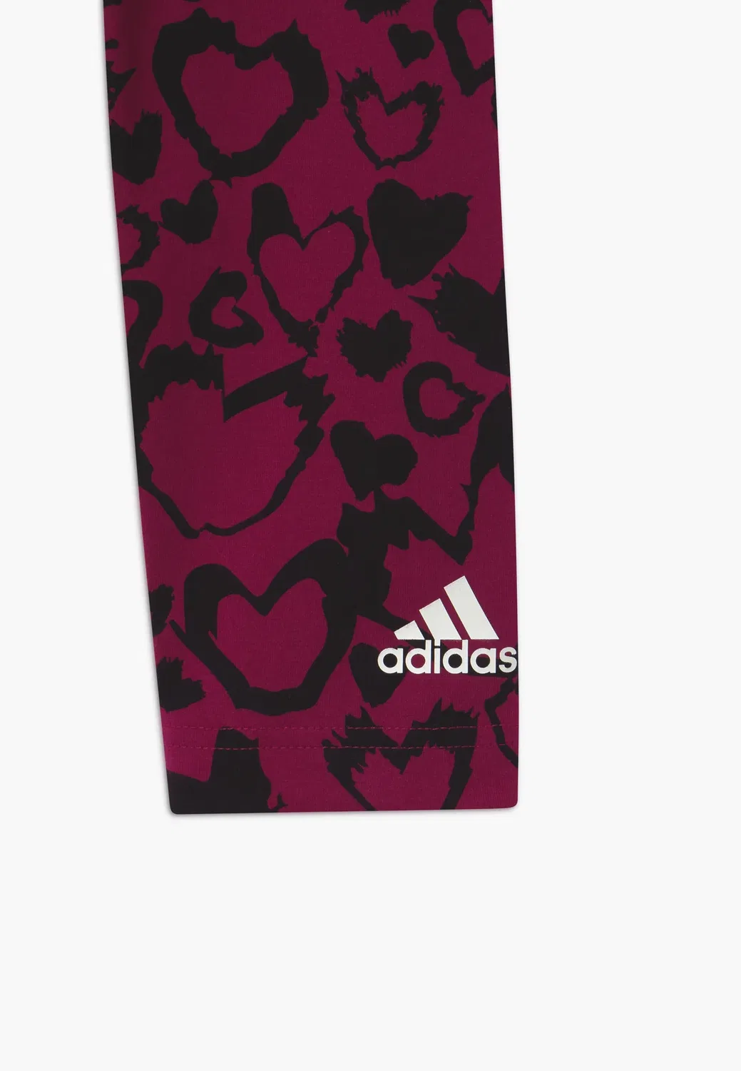 Леггинсы унисекс Adidas Performance, Berry/Black — фото 3