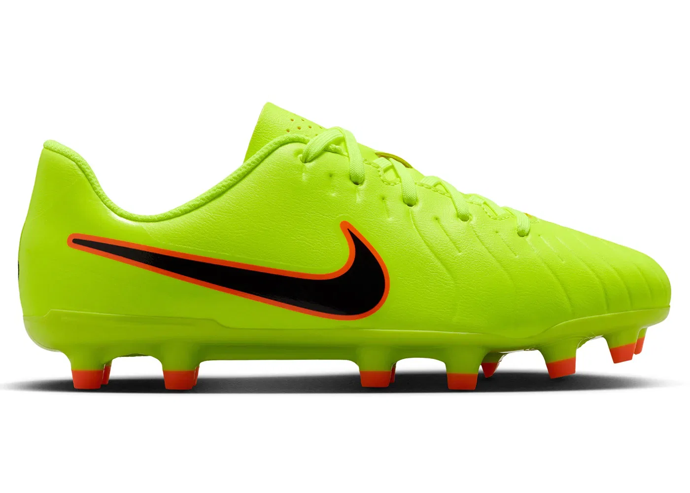 Детские бутсы Nike Tiempo Legend 10 Club MG, Volt Black