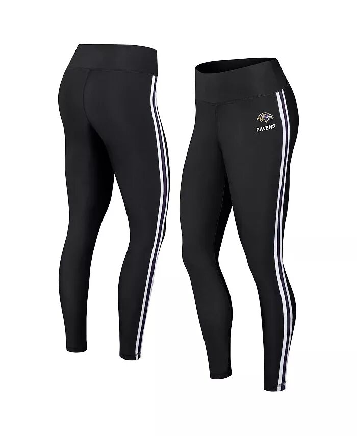 

Женские черные леггинсы Baltimore Ravens Color Block WEAR by Erin Andrews