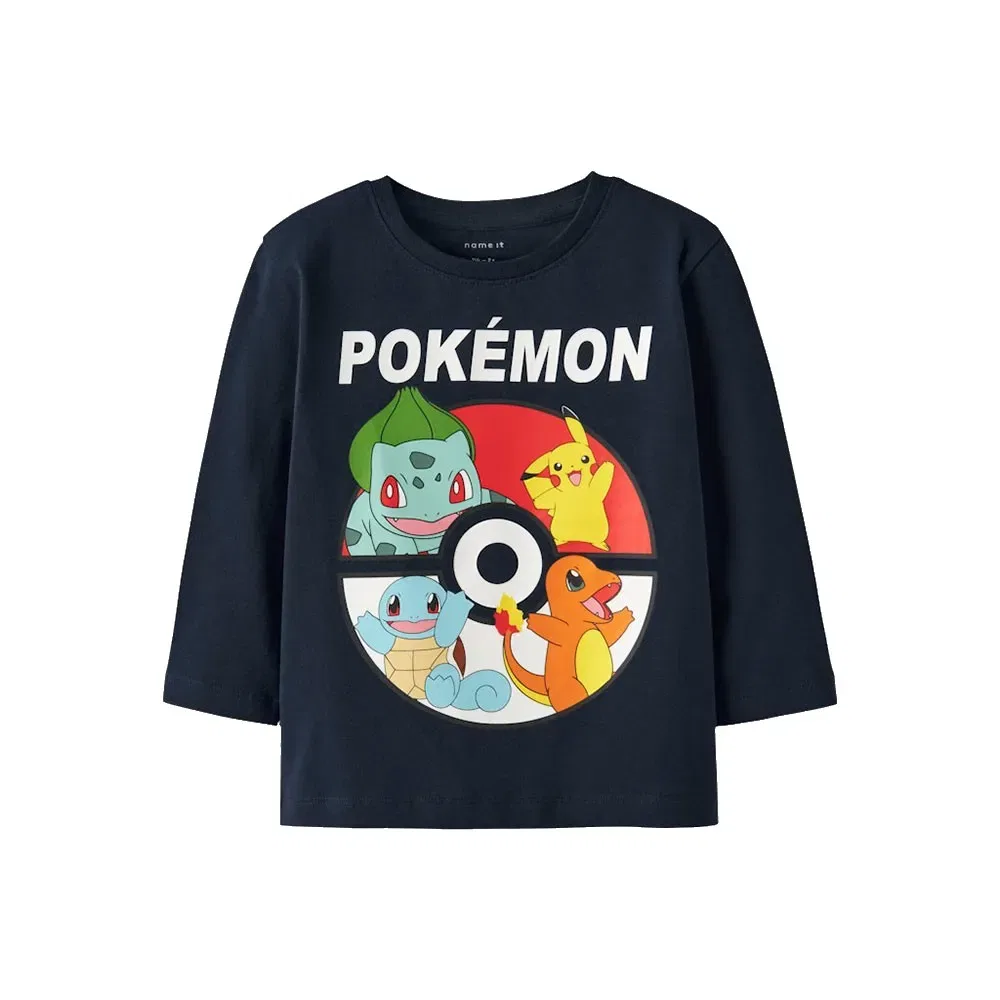 Футболка с длинным рукавом Pokemon Name It, синий — фото 2