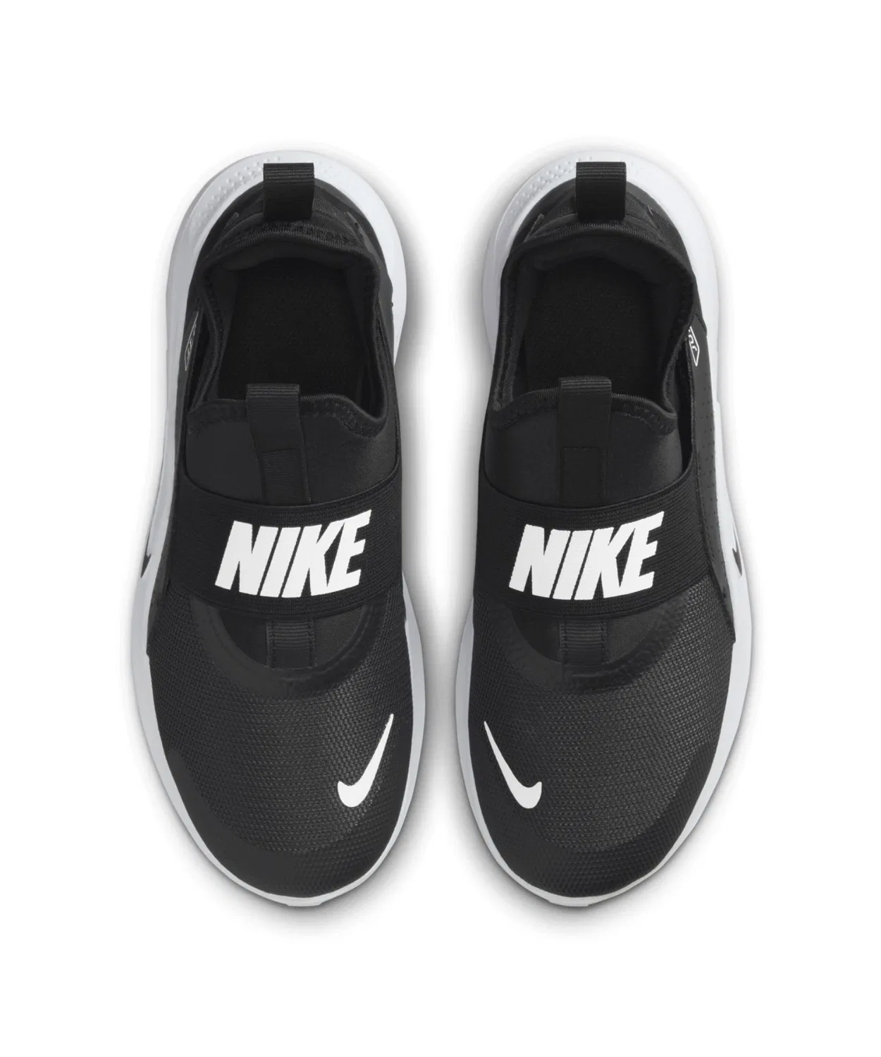 Детские кроссовки с гибкой подошвой Flex Runner 4 NIKE, Black/White — фото 4