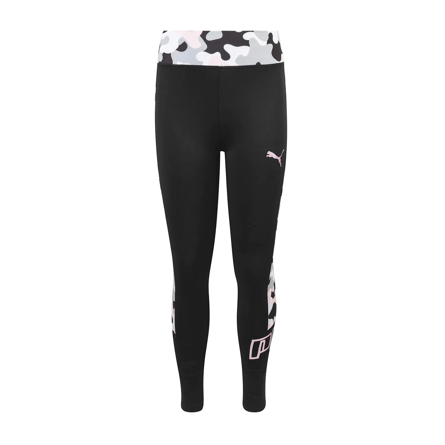 Леггинсы с логотипом Core для девочек Puma, Puma Black