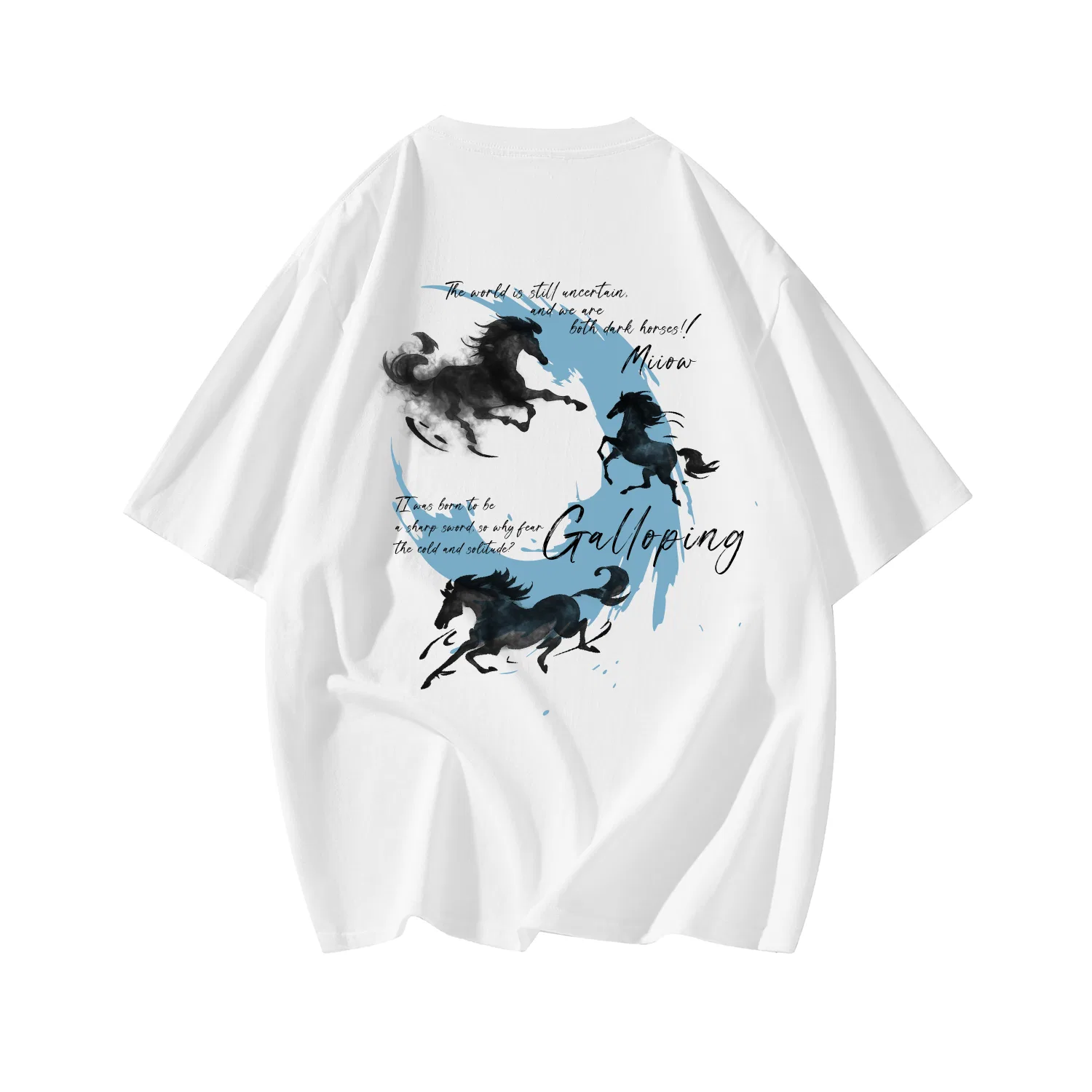 Детская футболка с круглым вырезом унисекс, плотная, Crew Neck Moderate Heavyweight, MIIOW — фото 3