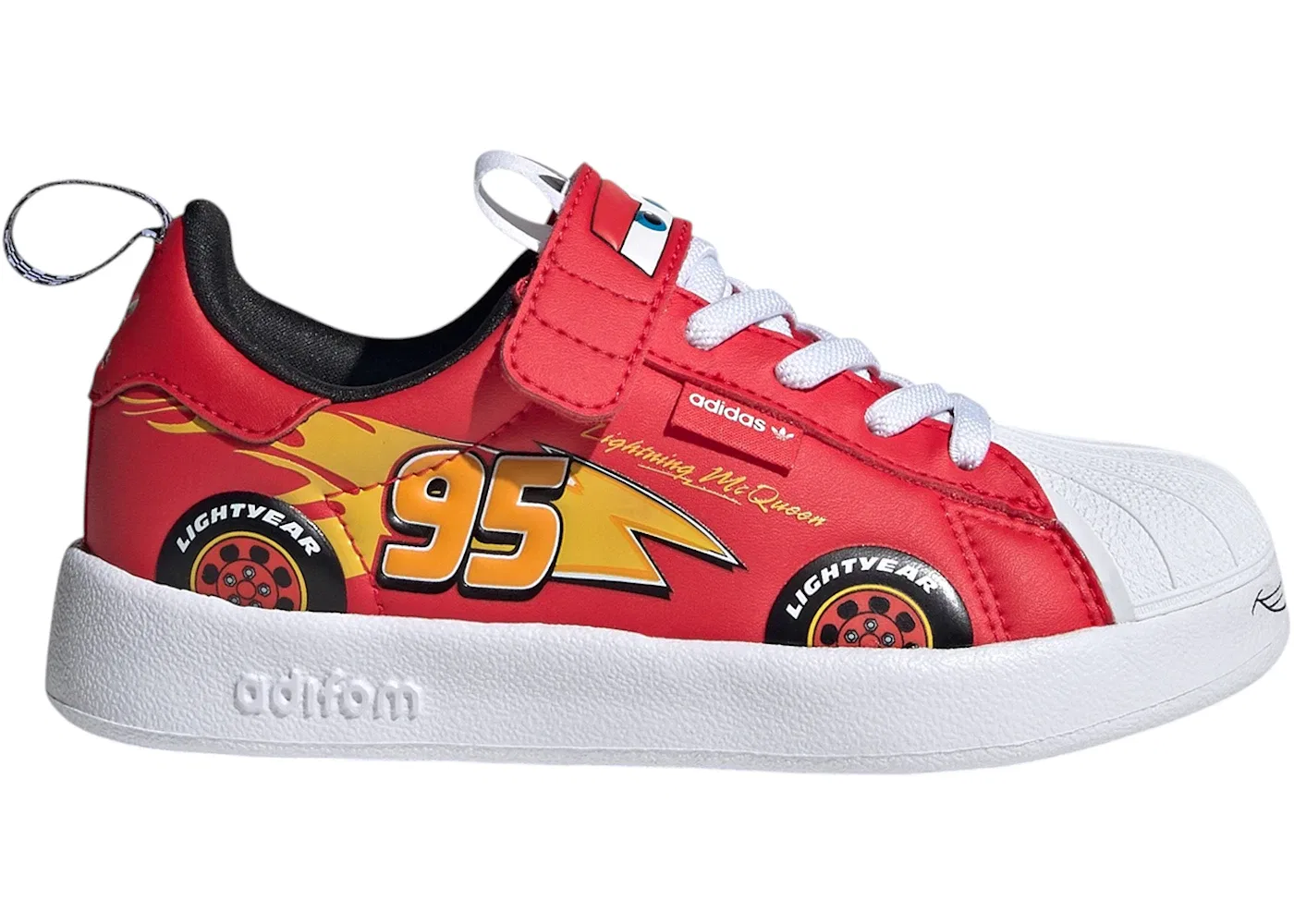 Детские кроссовки Lifestyle на шнуровке Adidas adiFOM Superstar 360, Pure Ruby Cloud White Supplier Colour