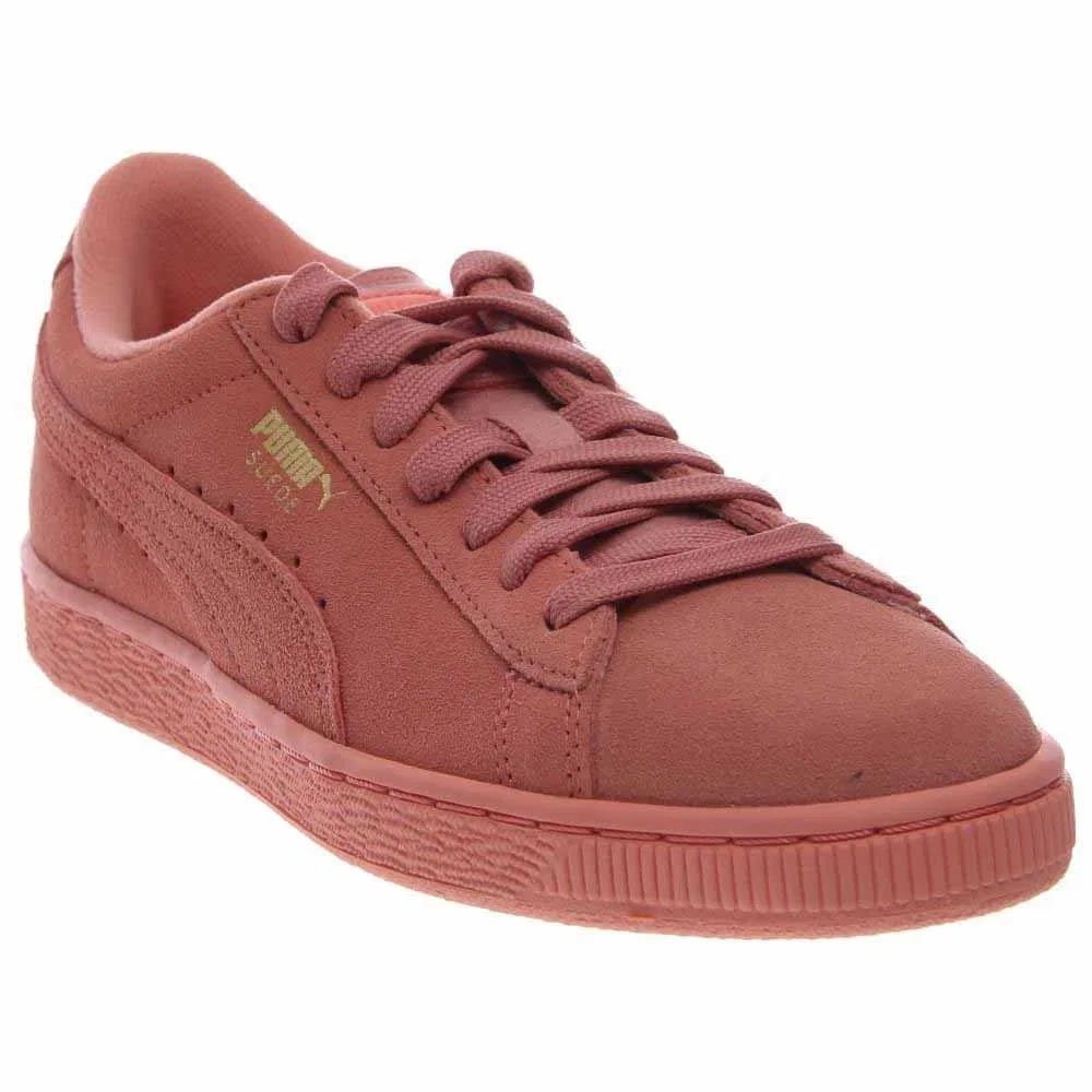 Детские кроссовки для девочек на шнуровке Classic Suede + PUMA, Desert Flower — фото 2