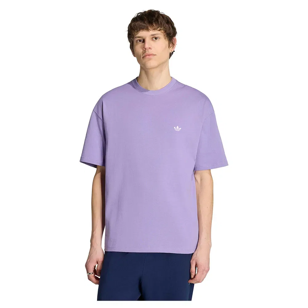 Футболка свободного кроя Trefoil Essentials Adidas Originals, фиолетовый