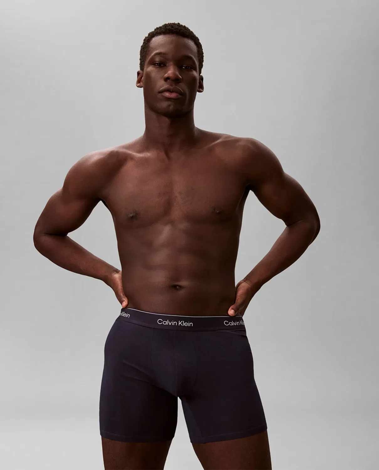 Мужские боксеры с принтом Icon Cotton Stretch Multicolor Calvin Klein, Multicolor — фото 2