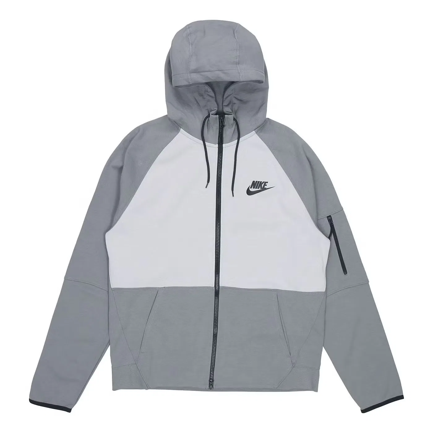 Куртка мужская с капюшоном на молнии Tech-Pack Nike, серая