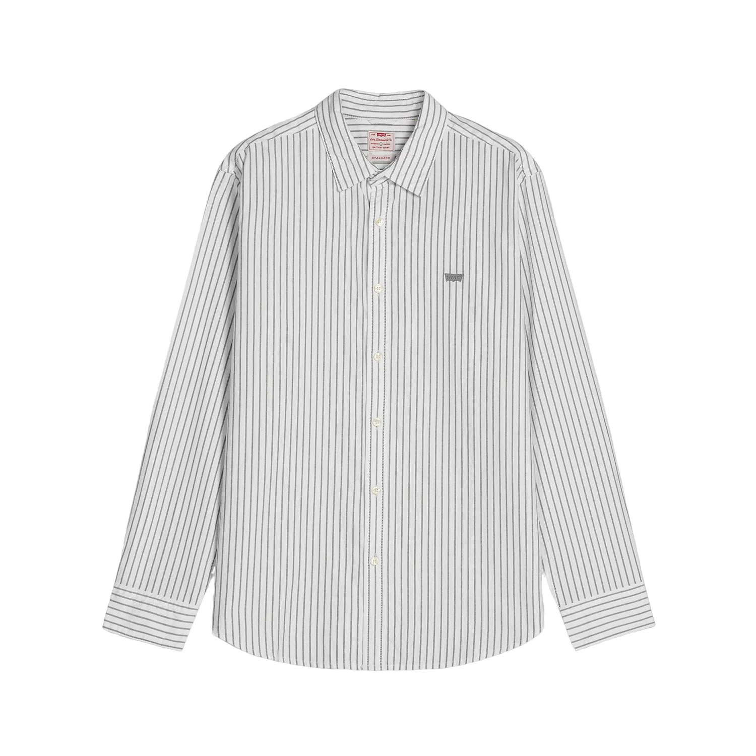 Мужская рубашка с воротником, прямой крой Levi's, White