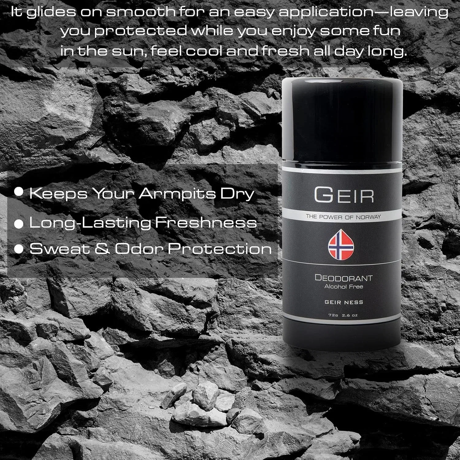 Дезодорант-стик Alcohol Free Geir Ness, 78 мл — фото 4